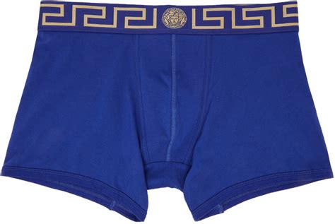 blue versace boxers|versace boxer trunks.